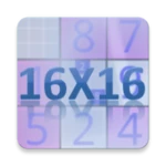 16x16 sudoku challenge android application logo